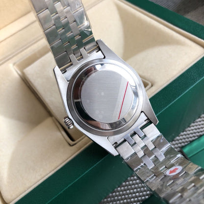 [Super Clone] Regency Classic Date 36 mm Five-Link Brilliant diamond set Bezel White Dial 2912