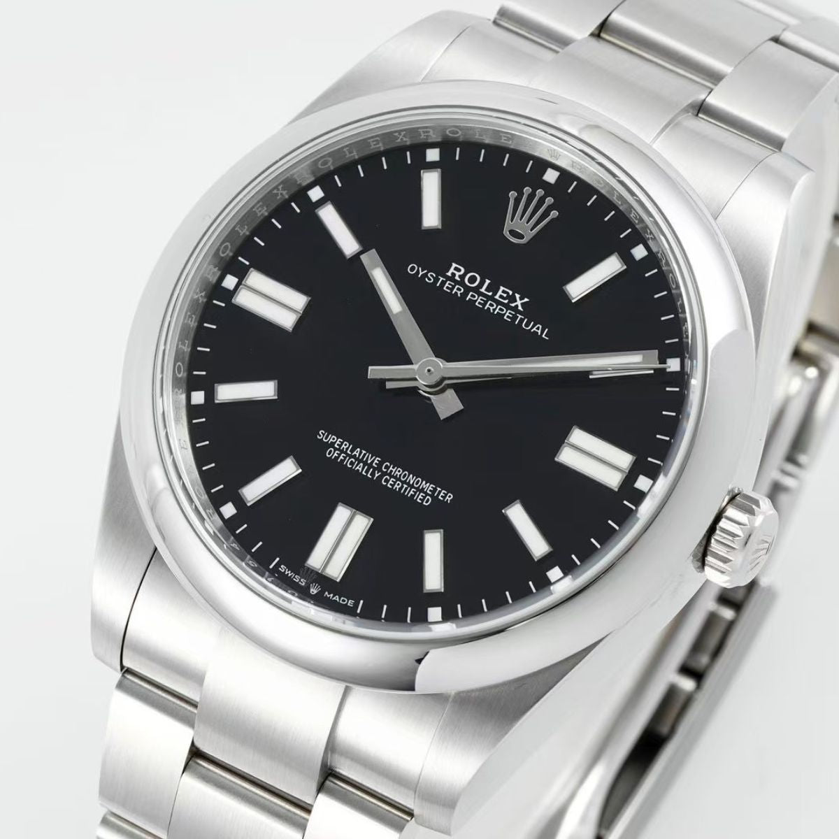 Regency Timeless Perpetual 36 mm Timeless Trapeze Bezel Black Dial 126000 1076