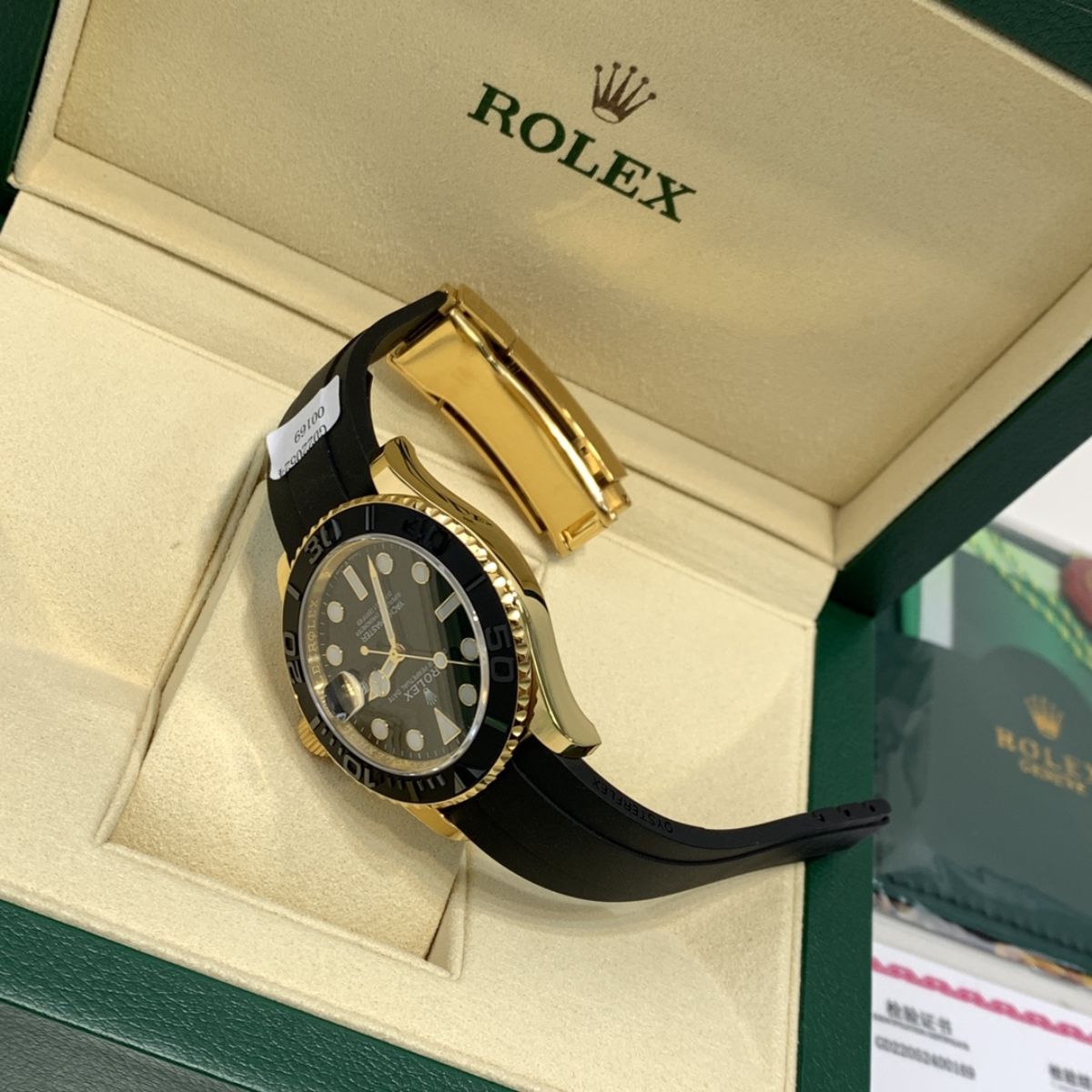 [Super Clone] Regency Marine Master 42 mm Rubber Black Ceramic Bezel Black Dial 226658 6653