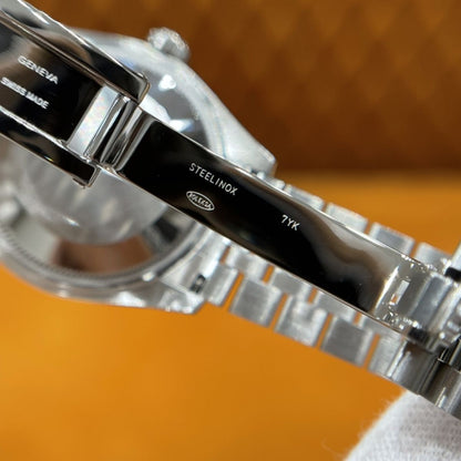 [Super Clone] Regency Classic Date 31 mm Five-Link Brilliant diamond set Bezel Dark grey set with diamonds Dial 278384RBR 4269