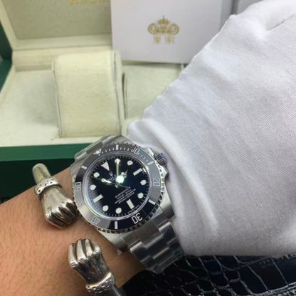 [Super Clone] Regency Diver 41 mm Timeless Black ceramic Bezel Bright black Dial 124060 8153