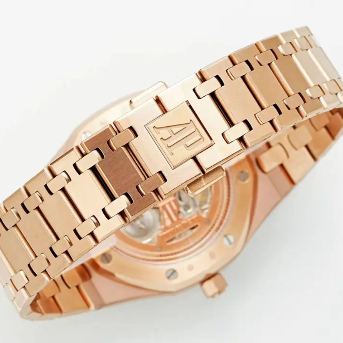 Prestige Atelier Octagon Sport 39mm White Dial Rose Gold 4858