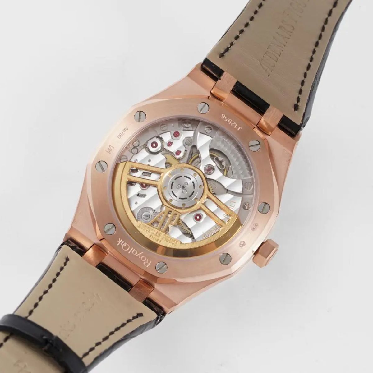 [Super Clone] Prestige Atelier Octagon Sport 41mm Black Dial Rose Gold 1172