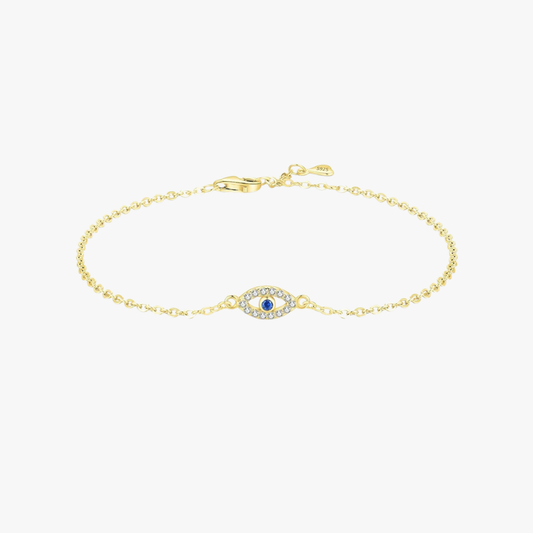 Lucky Blue Eye CZ Bracelet