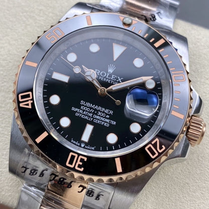 [Super Clone] Regency Diver Date 41 mm Timeless Black ceramic Bezel Bright black Dial 2929