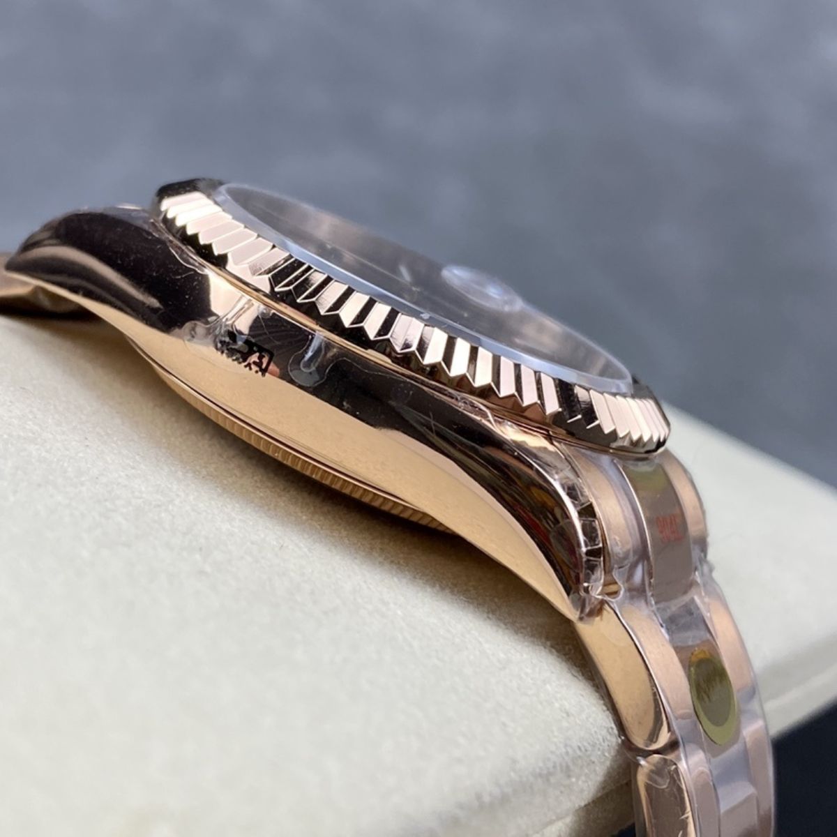 [Super Clone] Regency Dual Time 42 mm Timeless Fluted Bezel Slate Dial 336935 3727