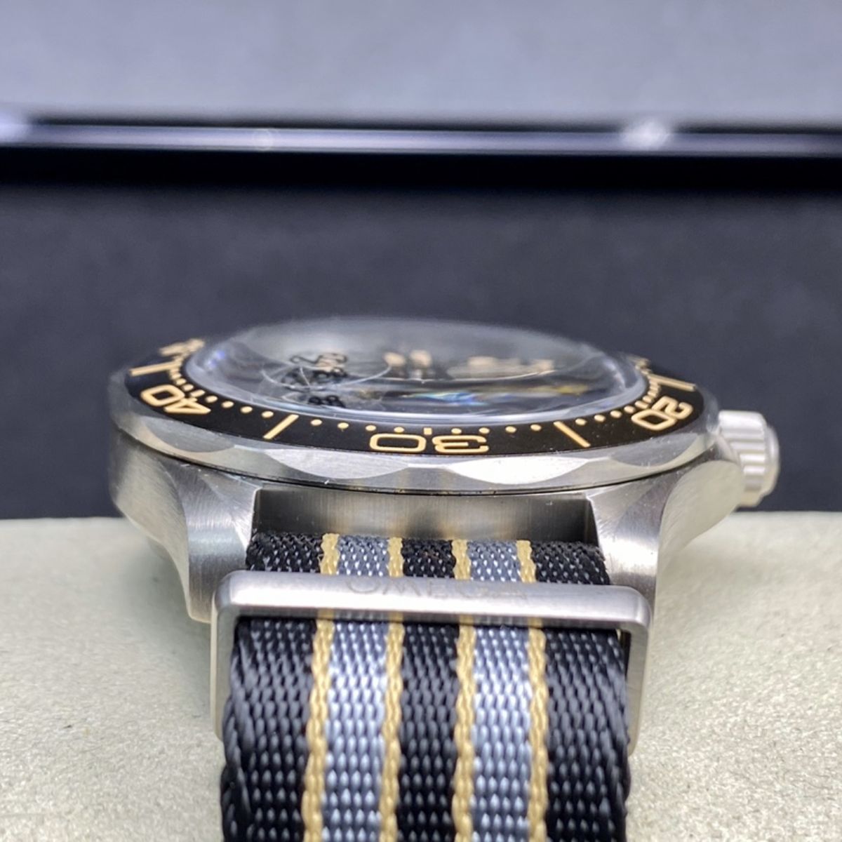 Celestial Seafarer Diver 300M 007 Edition 42mm Titanium On Nato Strap Brown Dial 7467