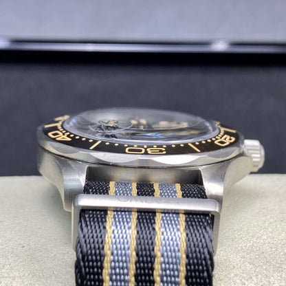 Celestial Seafarer Diver 300M 007 Edition 42mm Titanium On Nato Strap Brown Dial 7467