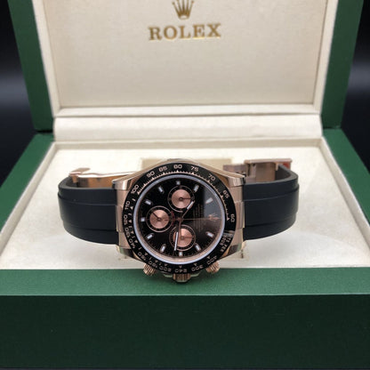Regency Racing Chronograph 40 mm Rubber Ceramic Bezel Bright black and Sundust Dial 126515LN 9740