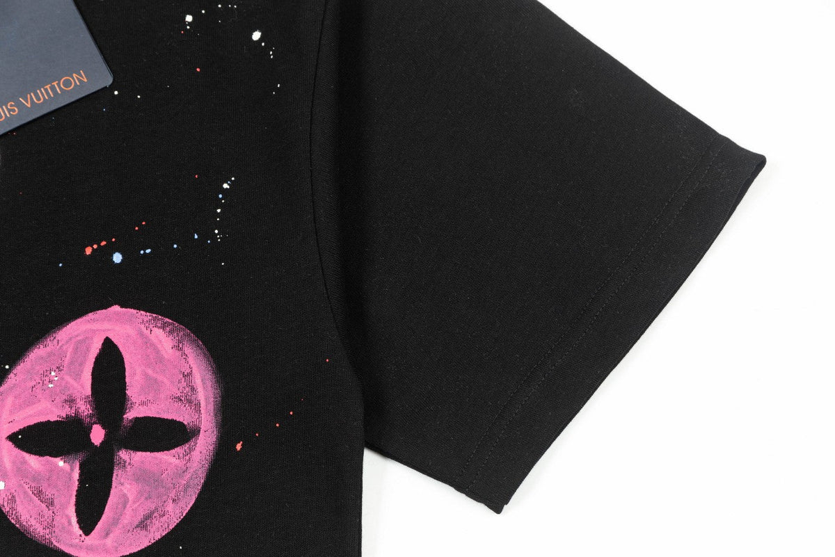 Colorful handmade graffiti t-shirt