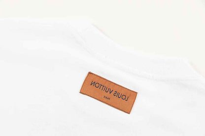 Alphabet pattern print t-shirt