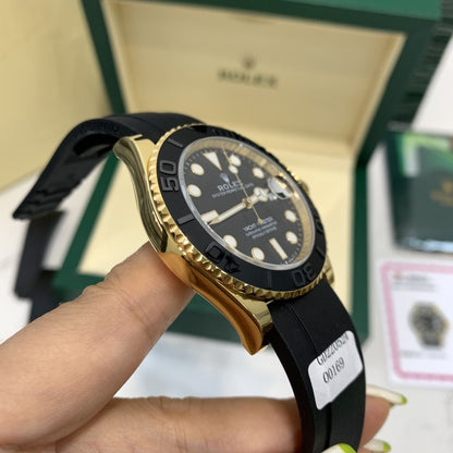 Regency Marine Master 42 mm Rubber Black Ceramic Bezel Black Dial 226658 5436