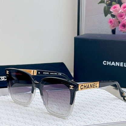 2026 Large Frame Cat Eye Gradient Sunglasses