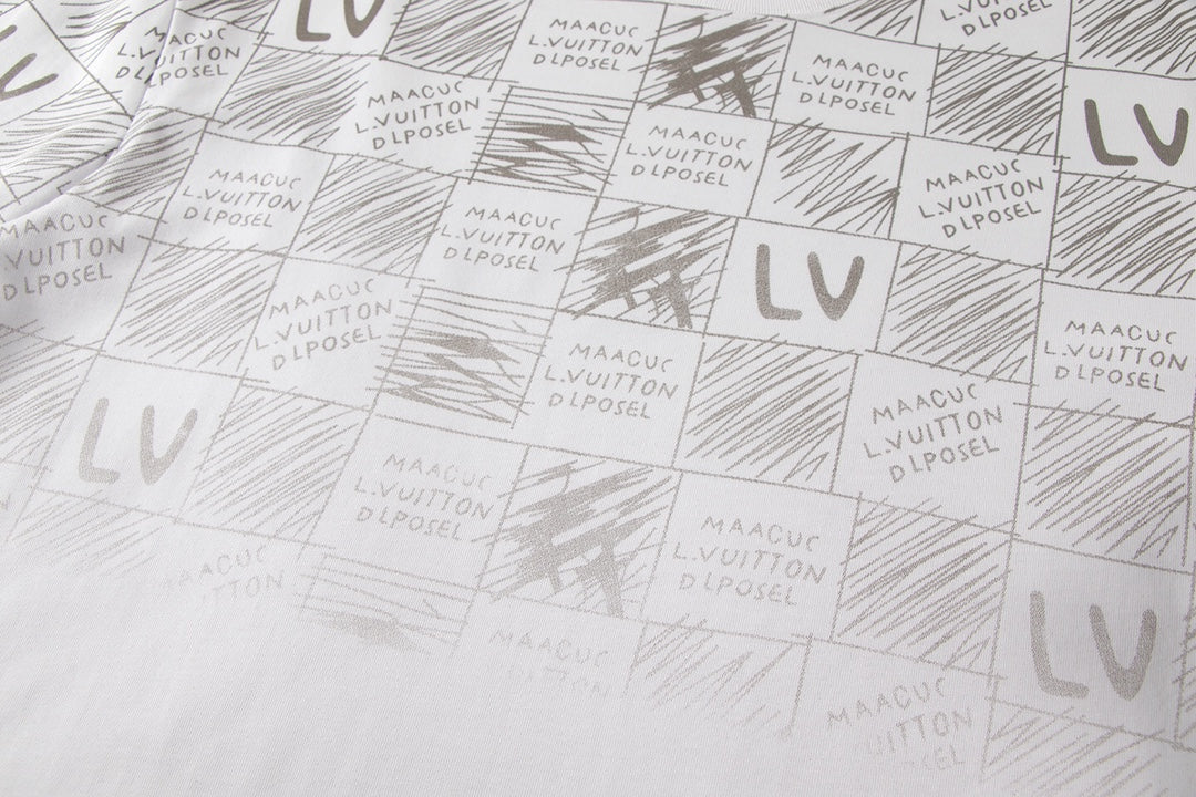 Spliced gradient print t-shirt