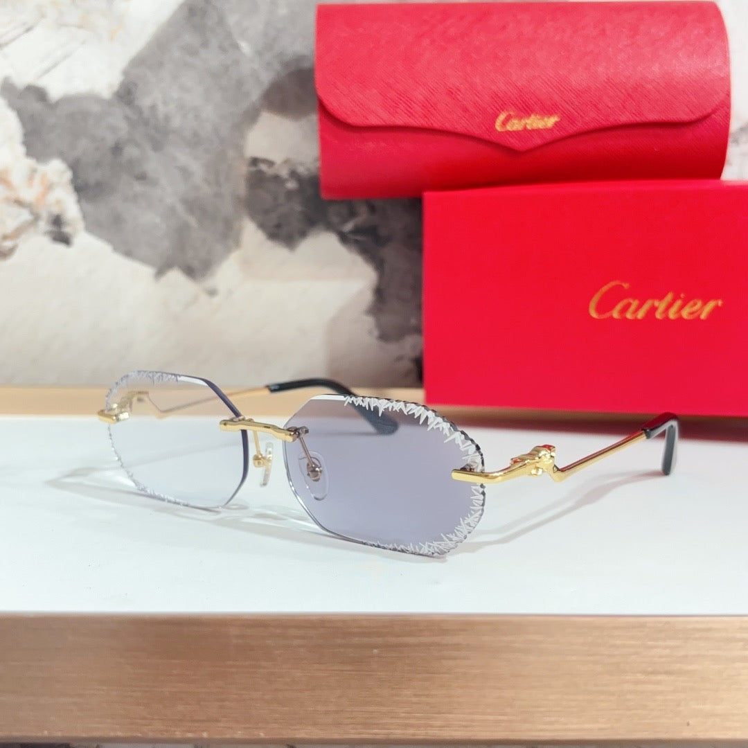 2026 Discoloration Diamond Cut Lenses UV Photochromic Sunglasses