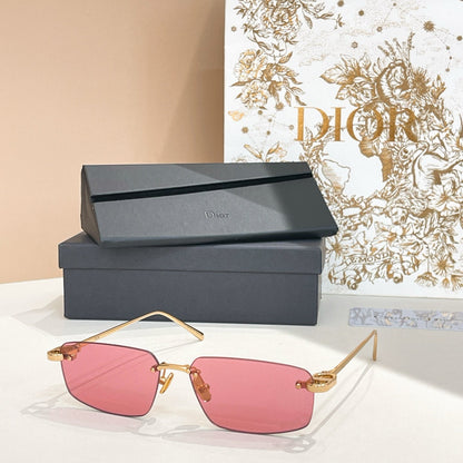 2026 6-color rimless metal sunglasses
