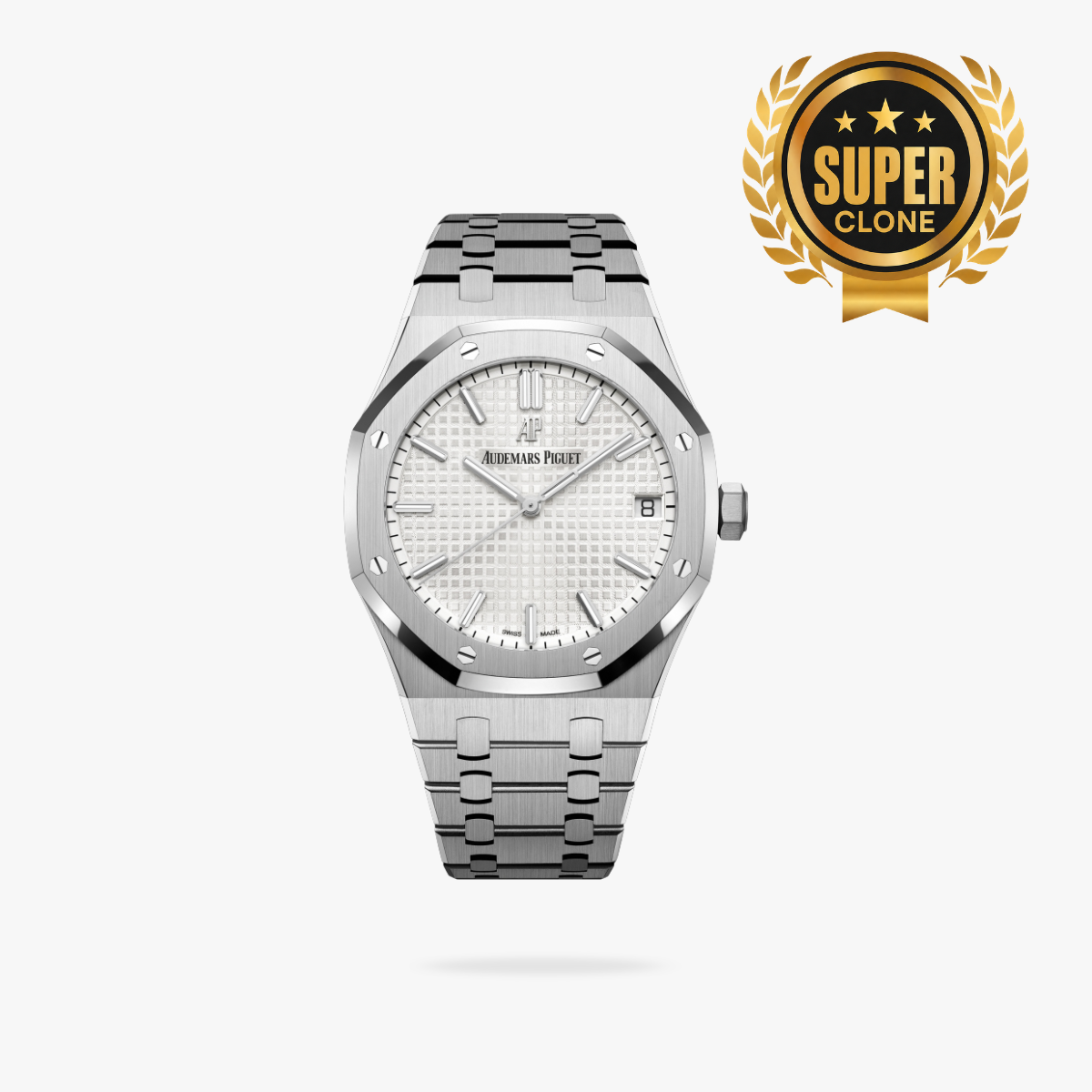 [Super Clone] Prestige Atelier Octagon Sport 41mm White Dial Stainless Steel 6278