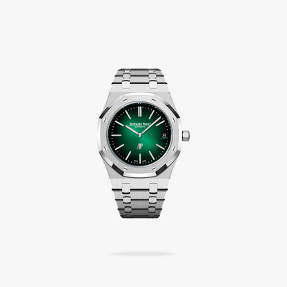 Prestige Atelier Octagon Sport Jumbo Extra Thin 39mm Green Dial Platinum 8652