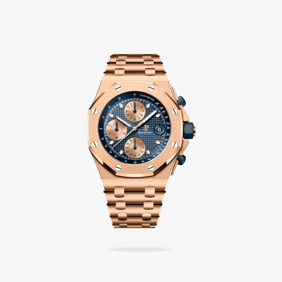 Prestige Atelier Coastal Sport Chronograph 42mm Blue Dial Rose Gold 1777