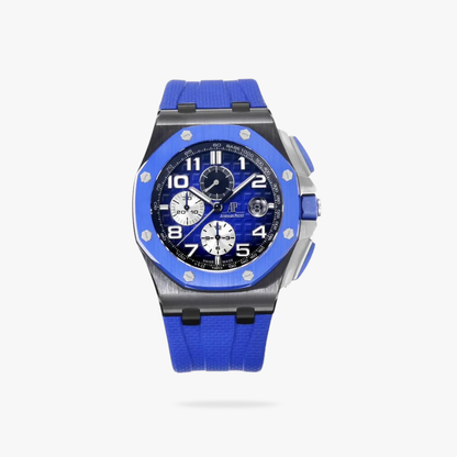 Prestige Atelier Coastal Sport Chronograph 44mm Blue Dial Black Ceramic 2592