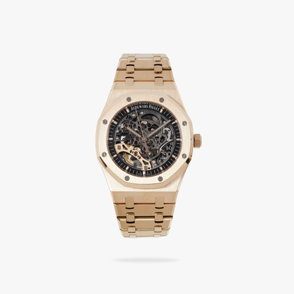 Prestige Atelier Octagon Sport Double Balance Wheel Openworked 41mm Skeleton Dial Rose Gold 4501