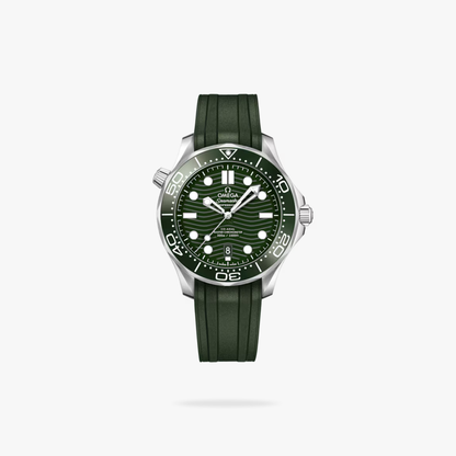 Celestial Seafarer Diver 300M 42mm Steel On Rubber Strap Green Dial 7823