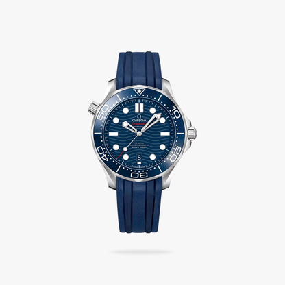 Celestial Seafarer Diver 300M 42mm Steel On Rubber Strap Blue Dial 5386