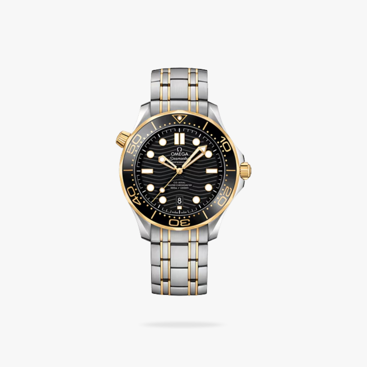 Celestial Seafarer Diver 300M 42mm Steel Yellow Gold On Steel Black Dial 6971