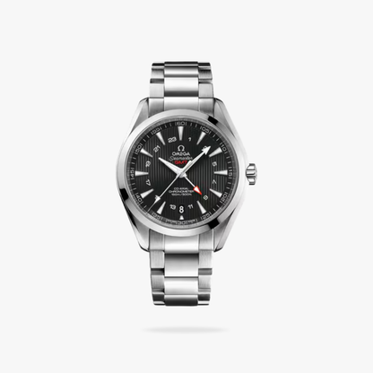 Celestial Aqua Sport 150M Traveller 43mm Steel On Steel Black Dial 7163