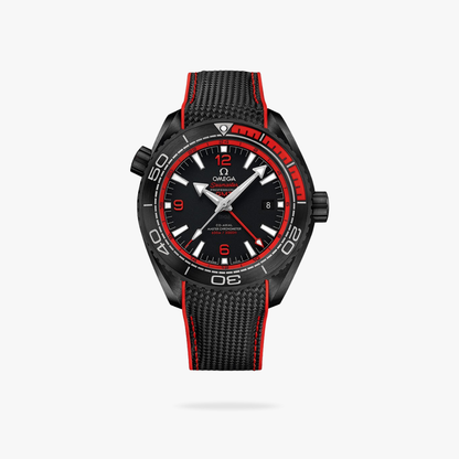 Celestial Ocean Diver 600M Traveller Deep Black 46mm Black Ceramic On Rubber Strap Black Dial 9882