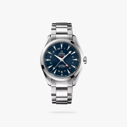 Celestial Aqua Sport 150M Traveller 43mm Steel On Steel Blue Dial 7036