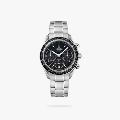 Celestial Racing Chronograph 40mm Steel On Steel Black Dial 8266