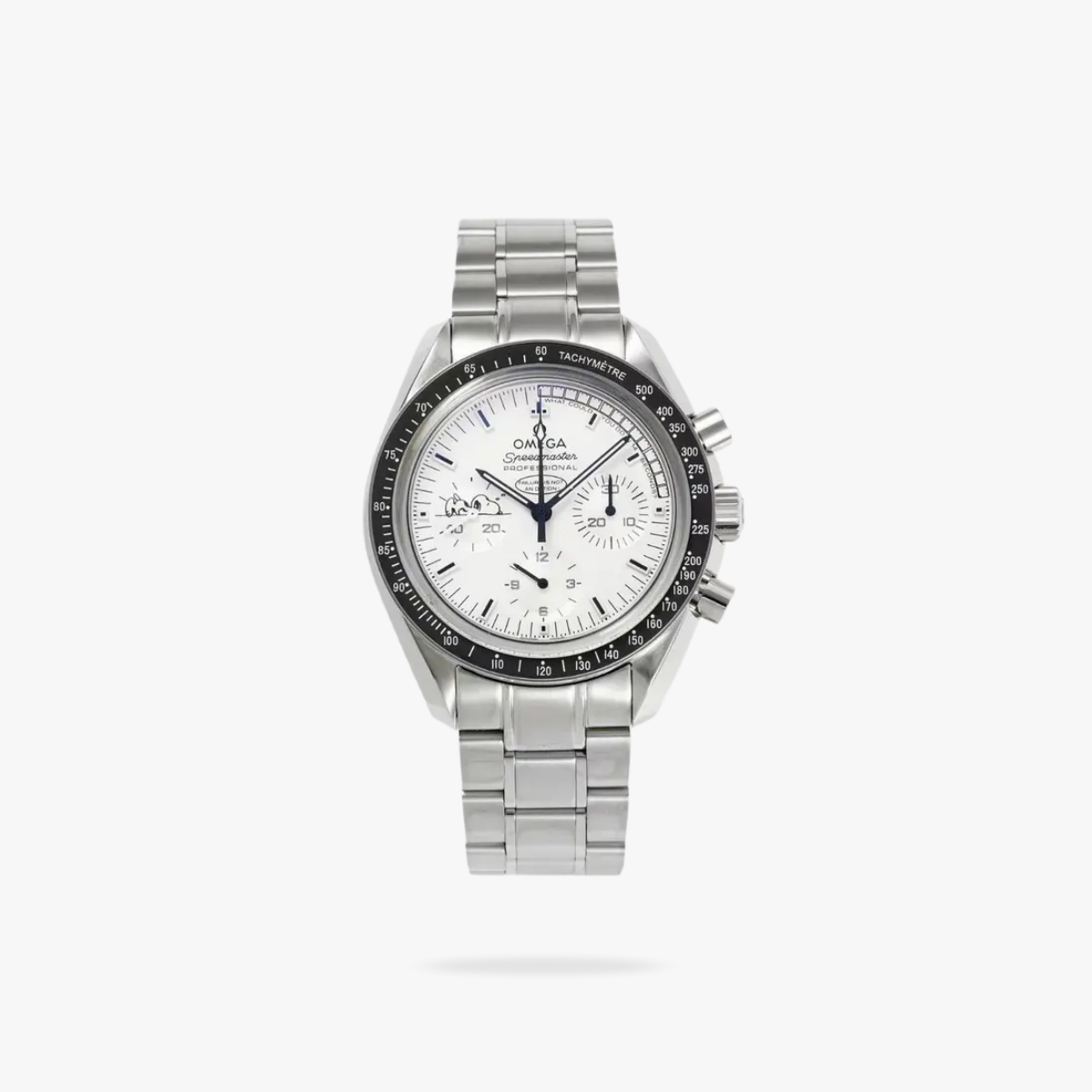 Celestial Moon Chronograph Professional 42mm Steel On Steel White Dial 6339