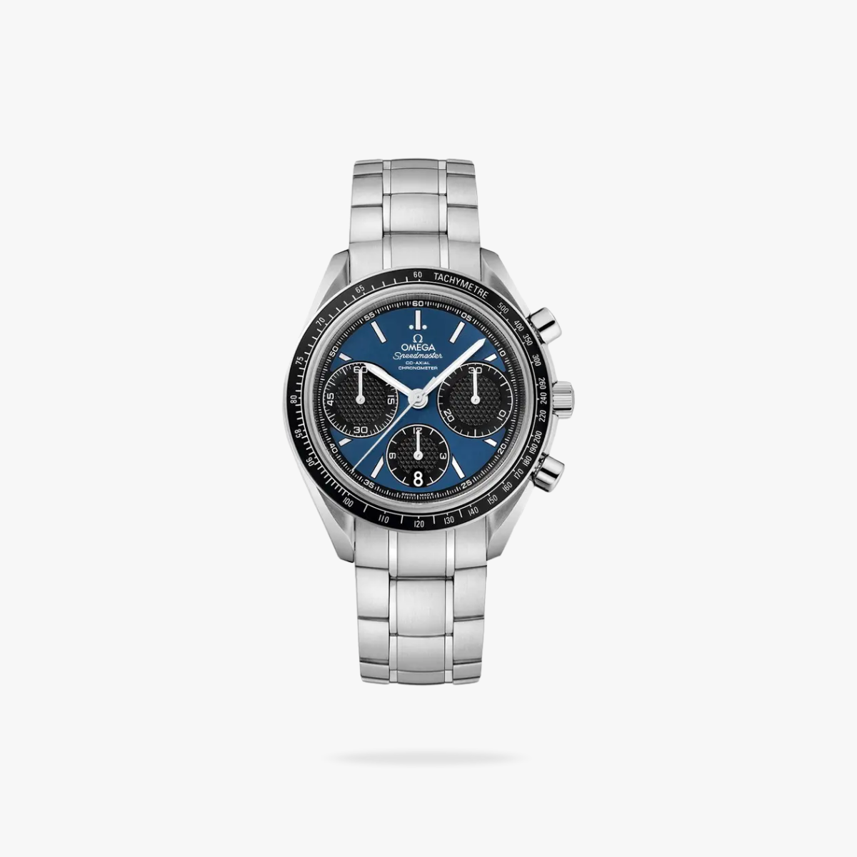 Celestial Racing Chronograph 40mm Steel On Steel Blue Dial 3250