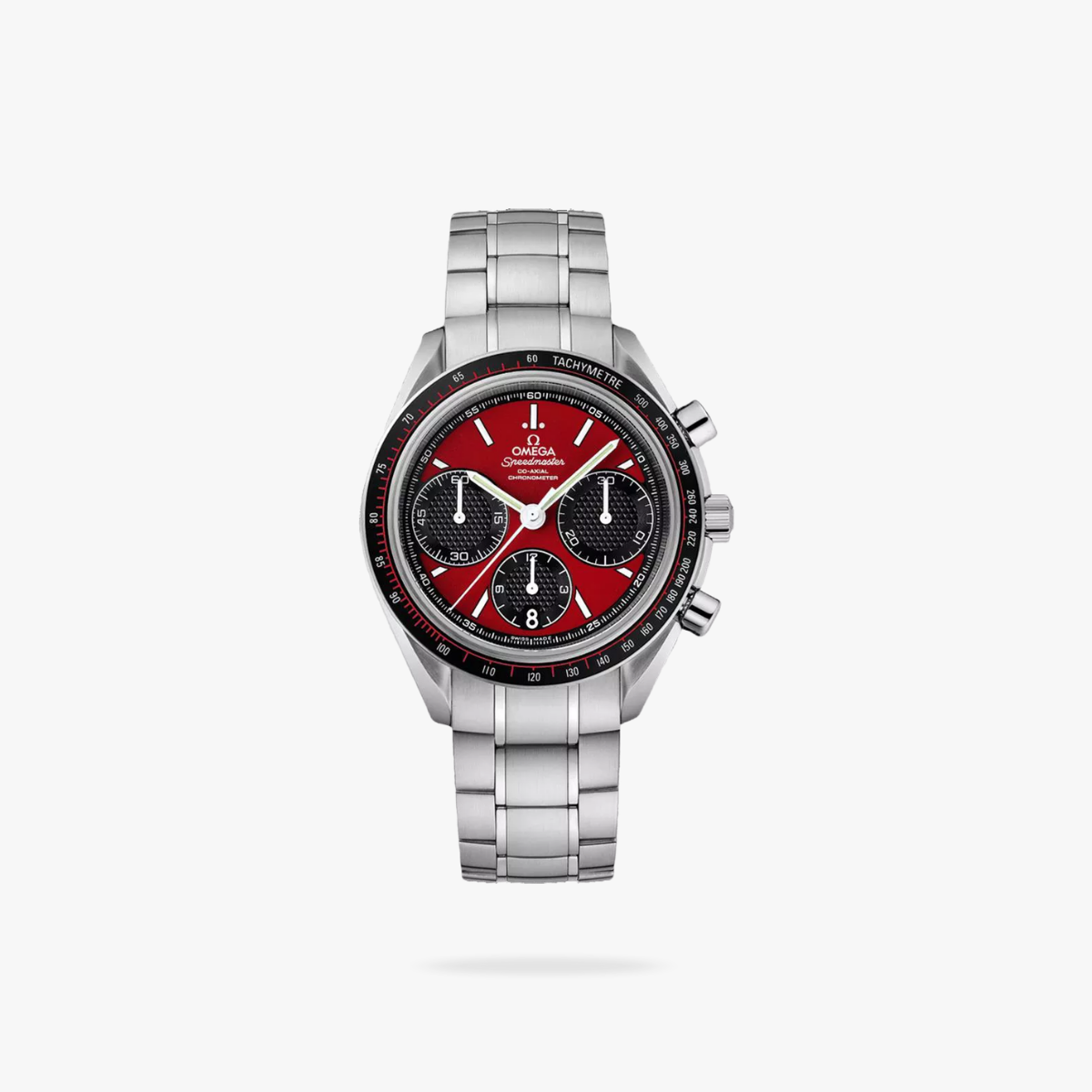 Celestial Racing Chronograph 40mm Steel On Steel Red Dial 4262