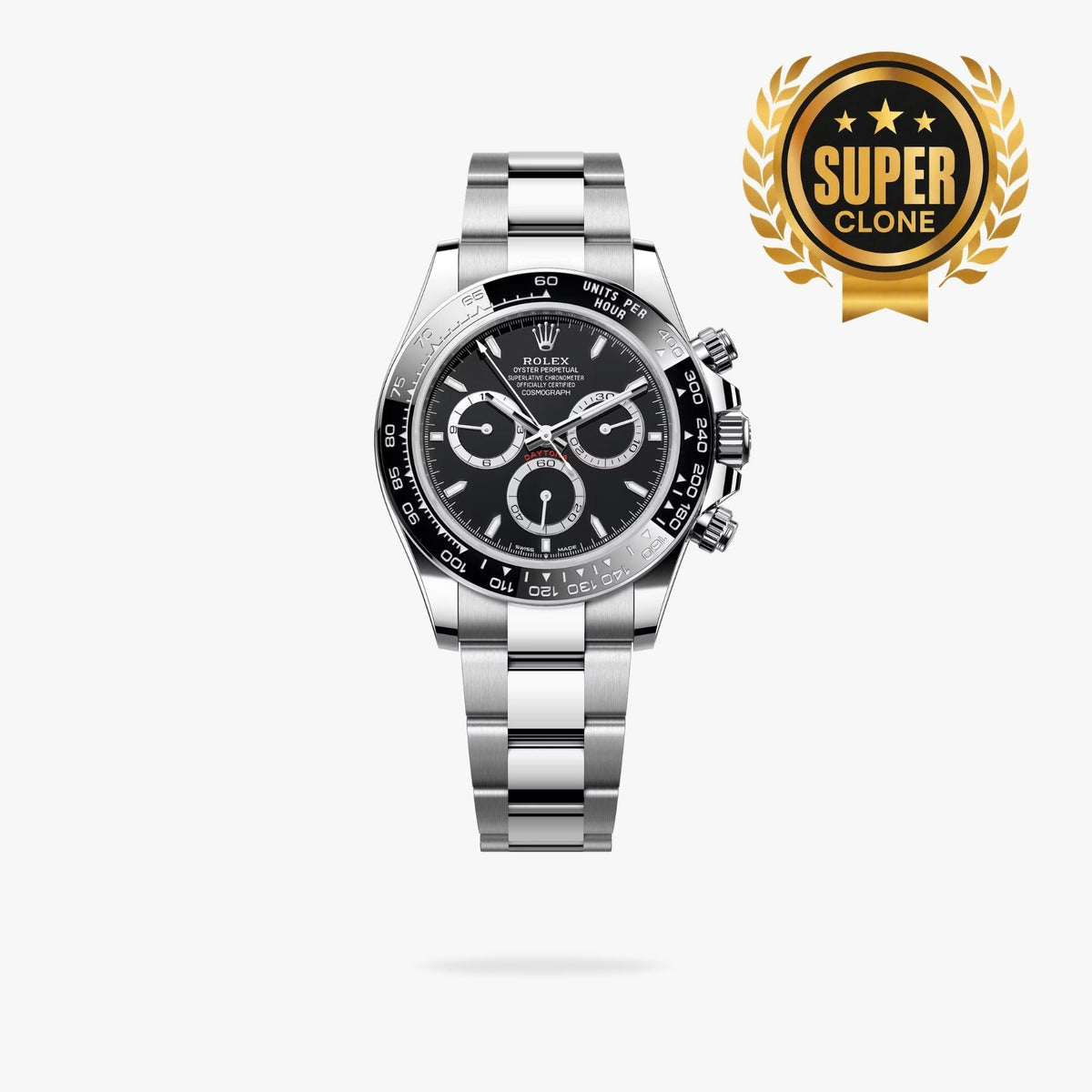[Super Clone] Regency Racing Chronograph 40 mm Timelesssteel Ceramic Bezel Panda Dial 126500LN 7851