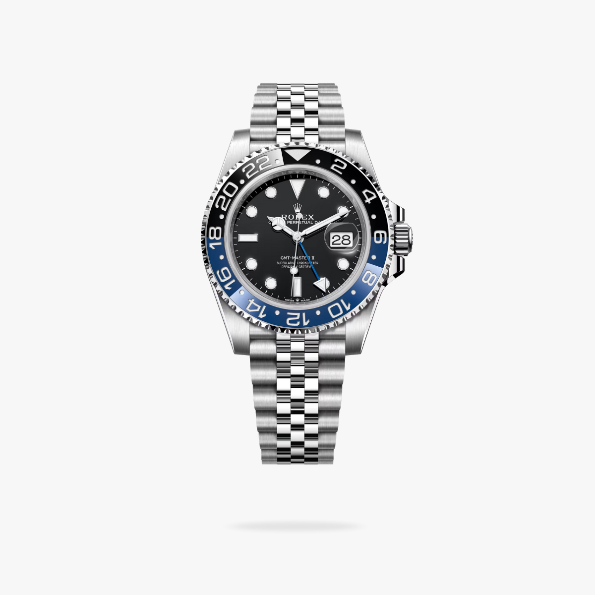 Regency Traveller Traveller 40 mm Five-Link Blue and black Bezel Black Dial 126710BLNR 3824
