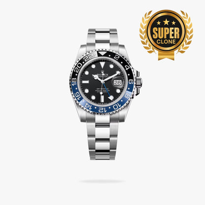 [Super Clone] Regency Traveller Traveller 40 mm Timeless Blue and black Bezel Black Dial 126710BLNR 1615