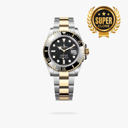 [Super Clone] Regency Diver Date 41 mm Timeless Black ceramic Bezel Bright black Dial 126613LN 2711