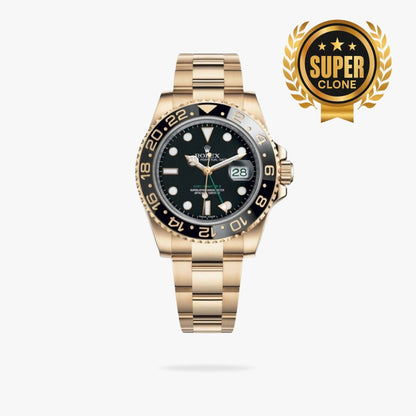 [Super Clone] Regency Traveller Traveller 40 mm Timeless Black Bezel Bright black Dial 9519