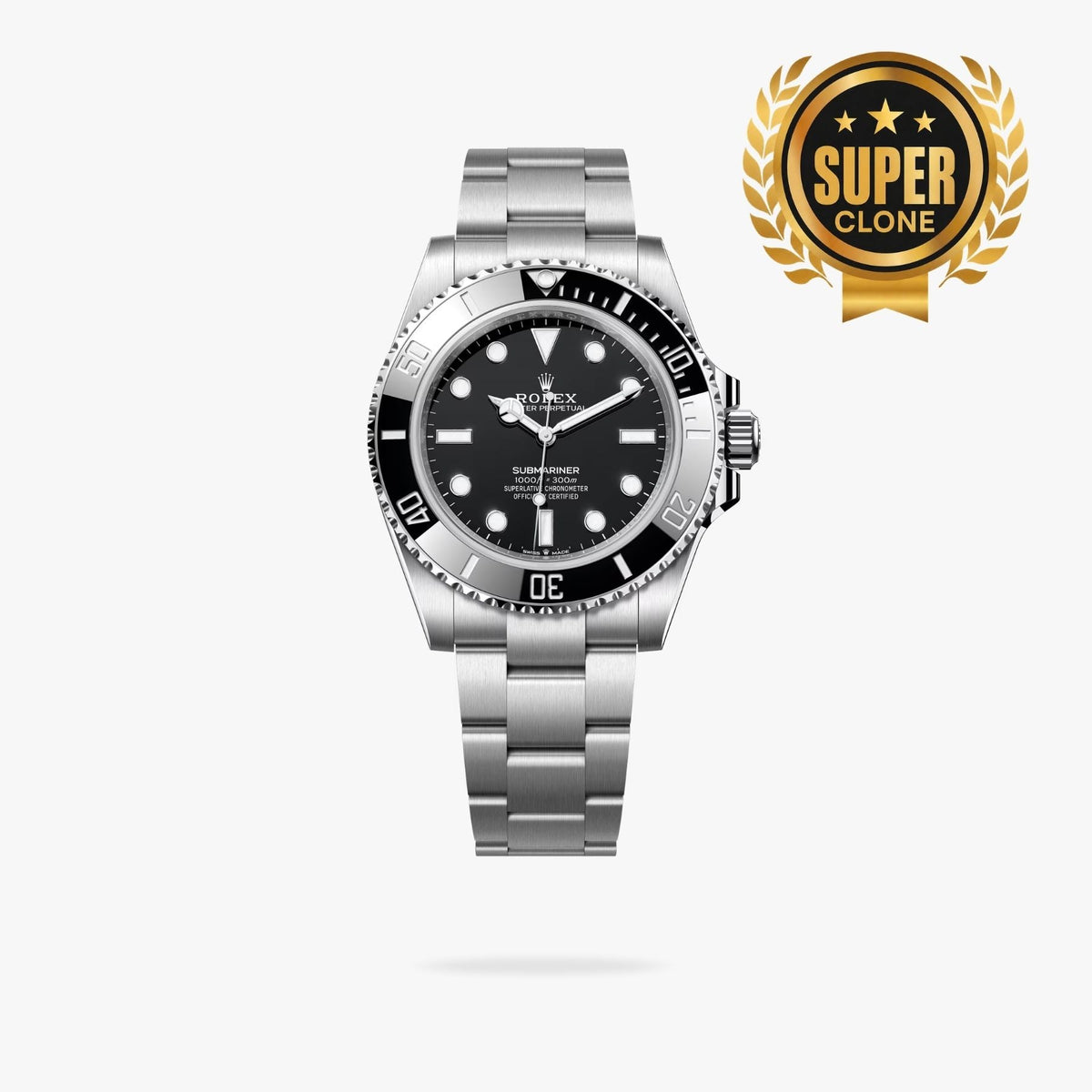 [Super Clone] Regency Diver 41 mm Timeless Black ceramic Bezel Bright black Dial 124060 8153