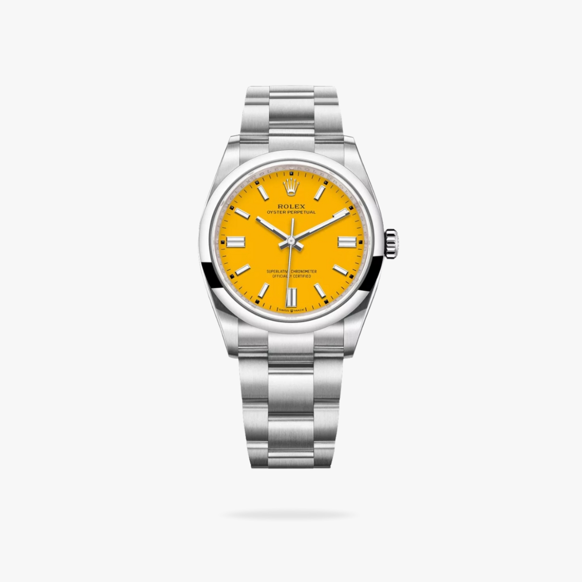 Regency Timeless Perpetual 41 mm Timeless Trapeze Bezel Yellow Dial 9577