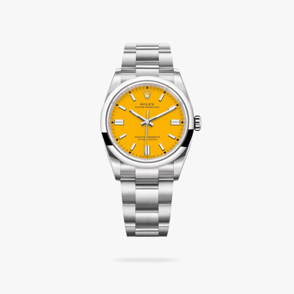 Regency Timeless Perpetual 41 mm Timeless Trapeze Bezel Yellow Dial 9577