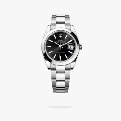 Regency Classic Date 41 mm Timeless Smooth Bezel Bright black Dial 126300 6457