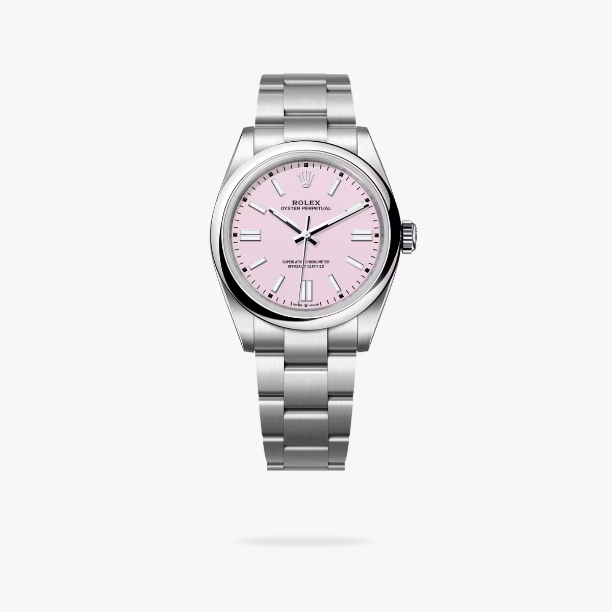 Regency Timeless Perpetual 41 mm Timeless Trapeze Bezel Candy Pink Dial 134300 7364