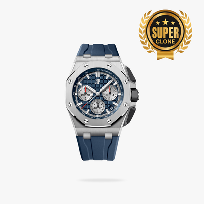 [Super Clone] Prestige Atelier Coastal Sport Chronograph 43mm Blue Dial Stainless Steel 3598