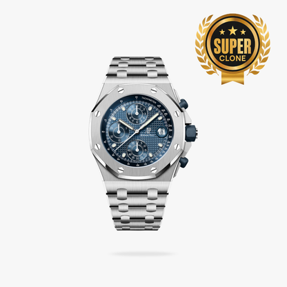 [Super Clone] Prestige Atelier Coastal Sport Chronograph 42mm Blue Dial Stainless Steel 9748
