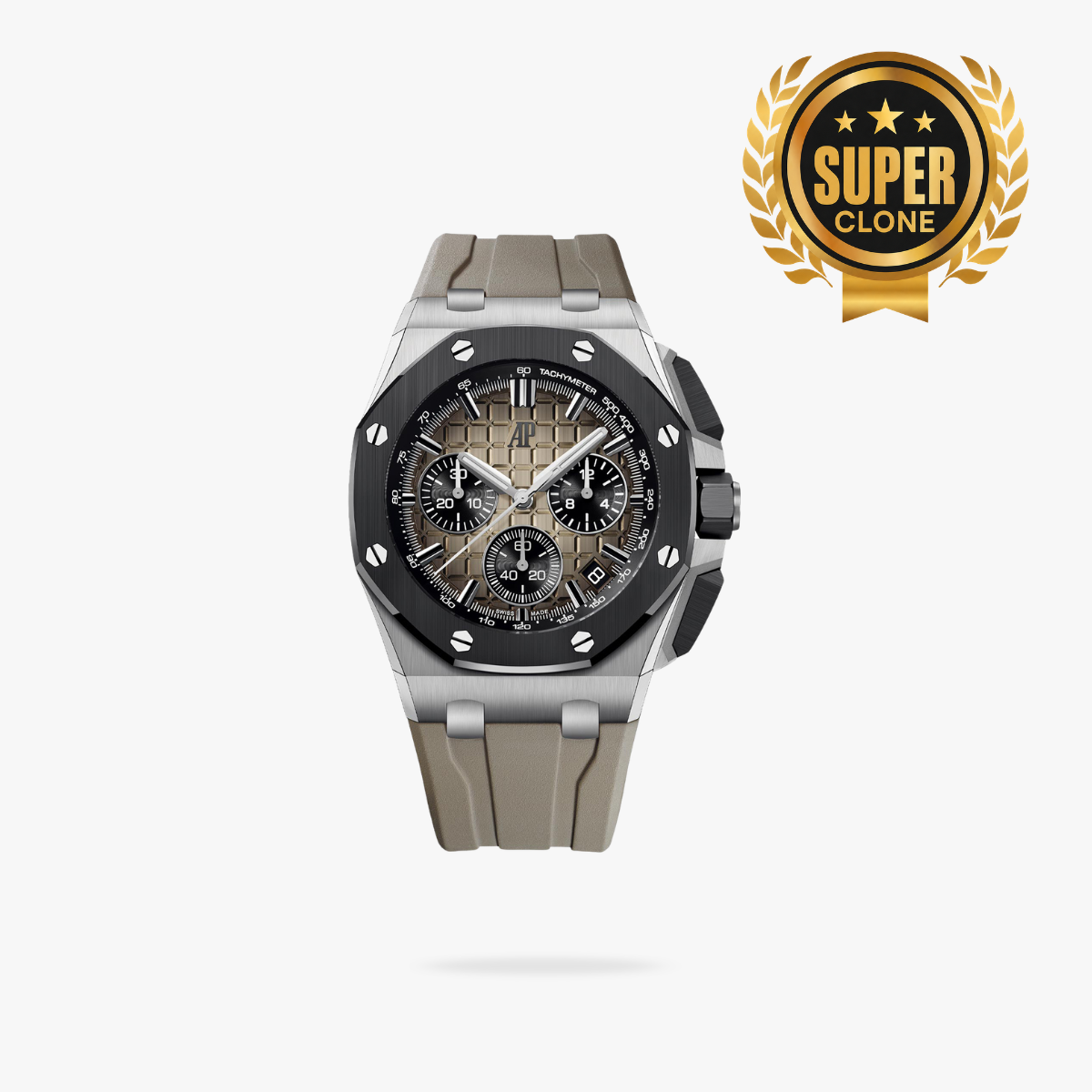 [Super Clone] Prestige Atelier Coastal Sport Chronograph 43mm Khaki Dial Stainless Steel 5161