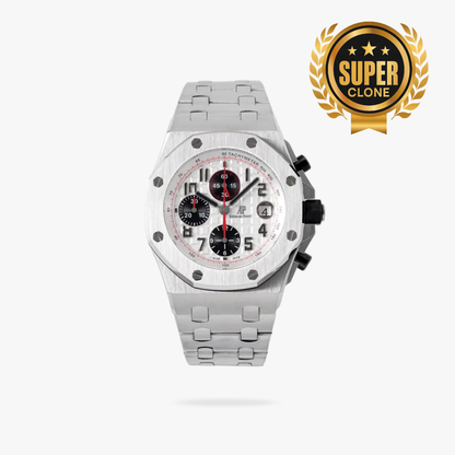 [Super Clone] Prestige Atelier Coastal Sport Chronograph 42mm White Dial Stainless Steel 5878