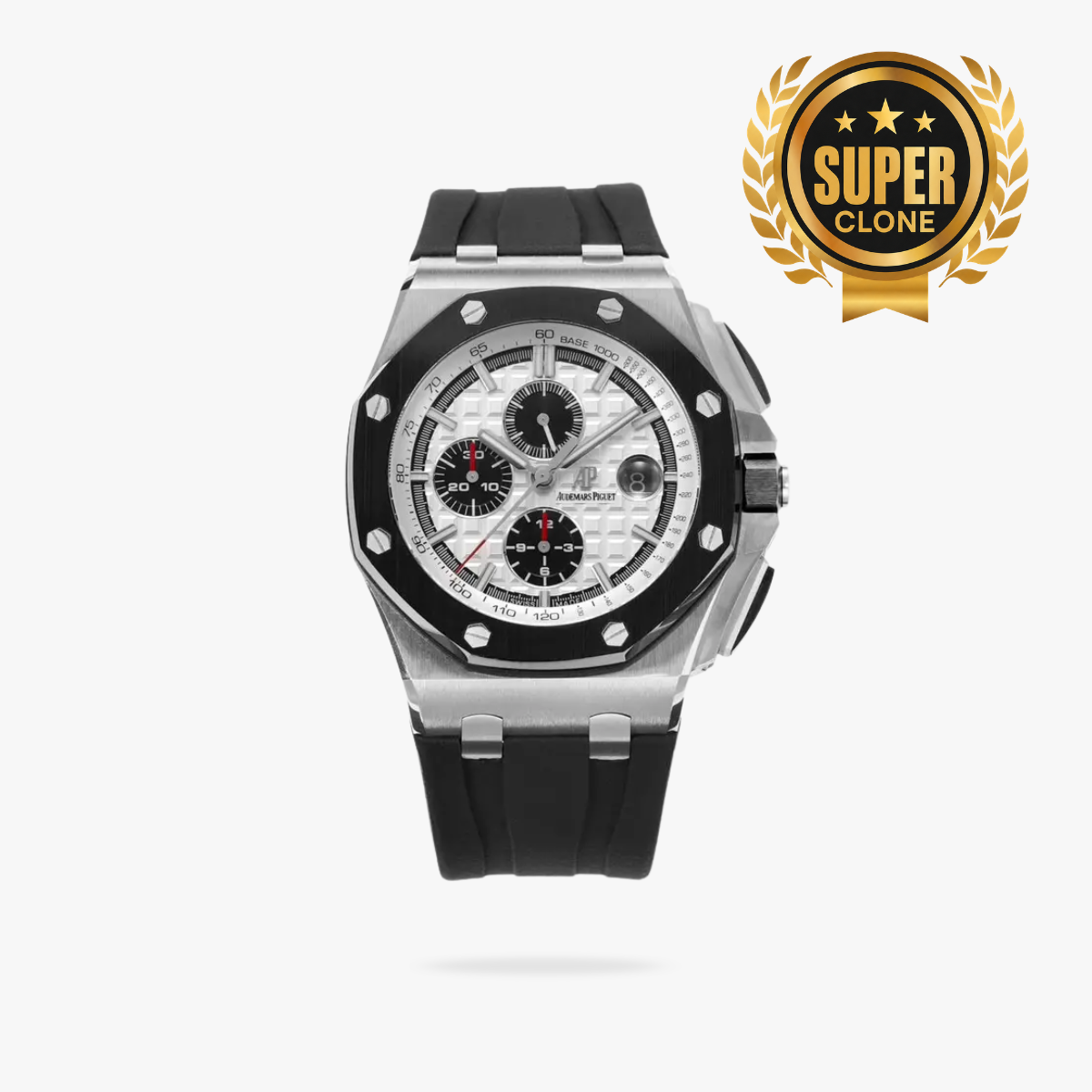 [Super Clone] Prestige Atelier Coastal Sport Chronograph 44mm White Dial Stainless Steel 4129